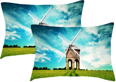 

Sleep Nature's Printed Pillows Cover(Pack of 2, 68.58 cm*45.72 cm, Multicolor)