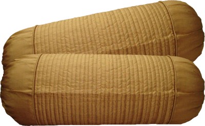 HOME SHINE Polyester Cushions Cover(Pack of 2, 40 cm*95 cm, Beige)