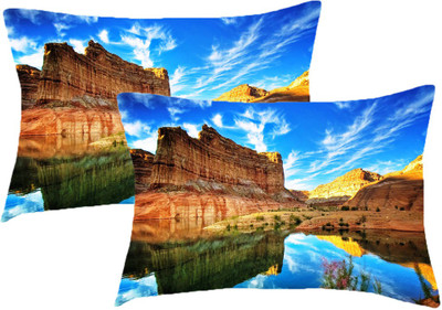

Sleep Nature's Printed Pillows Cover(Pack of 2, 68.58 cm*45.72 cm, Multicolor)