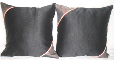 

ASC Abstract Cushions Cover(Pack of 2, 40.64 cm*40.64 cm, Black)