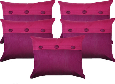 

HOME SHINE Abstract Cushions Cover(Pack of 5, 30.48 cm*30.48 cm, Purple)