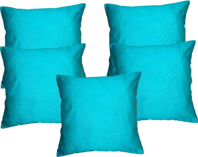 

HOME SHINE Striped Cushions Cover(Pack of 5, 40 cm*40 cm, Blue)