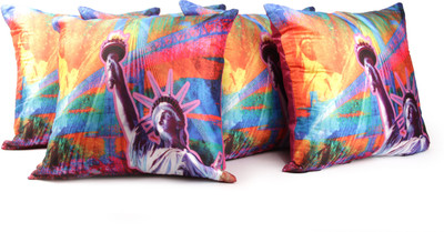 

Home Candy Abstract Cushions Cover(Pack of 5, 40 cm*40 cm, Multicolor)