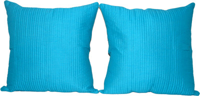 

HOME SHINE Plain Cushions Cover(Pack of 2, 60 cm*60 cm, Light Blue)
