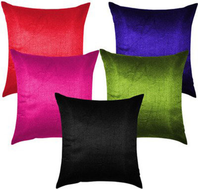 

Royal DecoFurnishing Plain Cushions Cover(Pack of 5, 60 cm*60 cm, Multicolor)