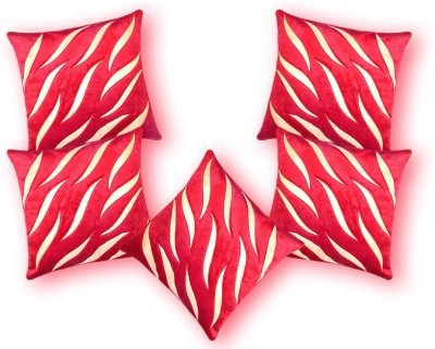 

Nikunj Animal Cushions Cover(Pack of 5, 40 cm*40 cm, Red)