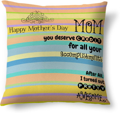 62% OFF on ShopMantra Abstract Cushions Cover(40.64 cm*40.64 cm, Multicolor)