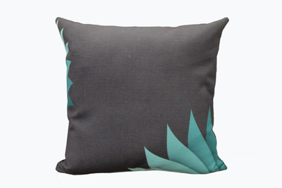 Adishma Printed Cushions Cover(40 cm*40 cm, Black, Green)