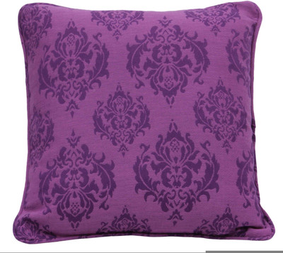 

Elan Damask Cushions Cover(40 cm*40 cm, Purple)