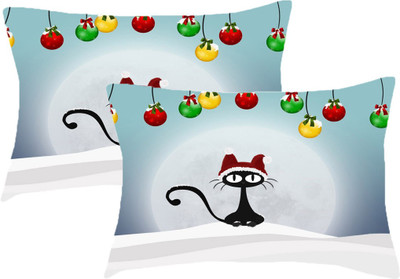 

Sleep Nature's Printed Pillows Cover(Pack of 2, 68.58 cm*45.72 cm, Multicolor)