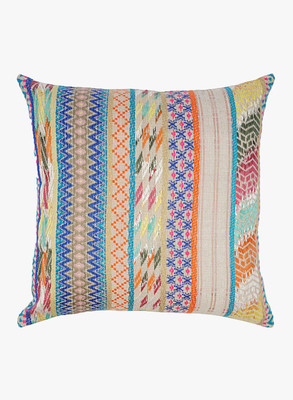 

SOLAJ Embroidered Cushions & Pillows Cover(41 cm*41 cm, Multicolor)