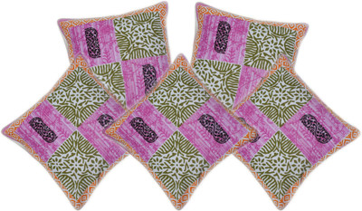 

Metro Living Floral Cushions Cover(Pack of 5, 40 cm*40 cm, Multicolor)