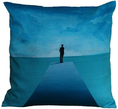 

Indian Colours Abstract Cushions Cover(41 cm*41 cm, Blue)
