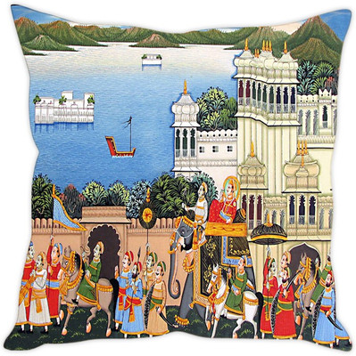 

Sleep Nature's Abstract Cushions Cover(40 cm*40 cm, Multicolor)