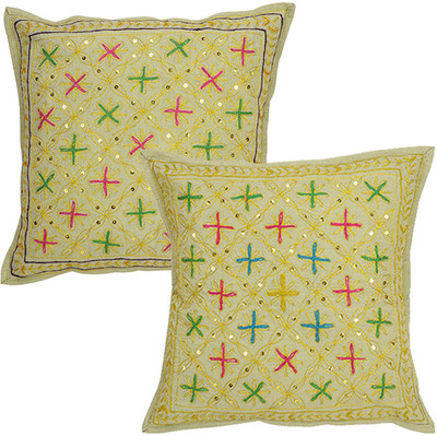 36% OFF on Rajrang Damask Cushions Cover(Pack of 2, 41 cm*41 cm, Green) 36% OFF on Rajrang Damask Cushions Cover(Pack of 2, 41 cm*41 cm, Green)