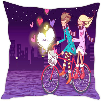 

Sleep Nature's Abstract Cushions Cover(30.63 cm*30.63 cm, Multicolor)