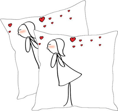 

Sleep Nature's Printed Cushions Cover(Pack of 2, 30.63 cm*30.63 cm, Multicolor)