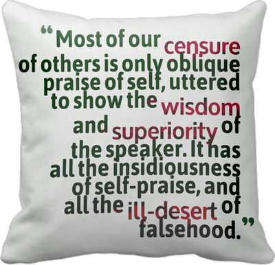 

Tied Ribbons Printed Cushions Cover(30 cm*30 cm, Multicolor)