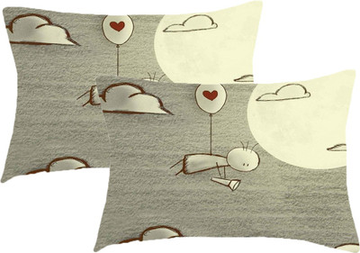 

Sleep Nature's Printed Pillows Cover(Pack of 2, 68.58 cm*45.72 cm, Multicolor)