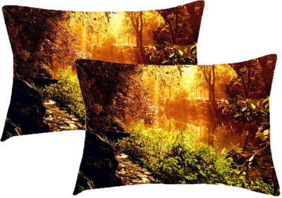 

Sleep Nature's Printed Pillows Cover(Pack of 2, 68.58 cm*45.72 cm, Multicolor)