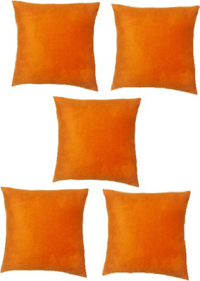 

Chandra Impex Plain Cushions Cover(Pack of 5, 30.48 cm*30.48 cm, Orange)