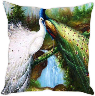 

Sleep Nature's Abstract Cushions Cover(30.63 cm*30.63 cm, Multicolor)