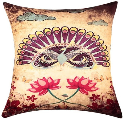 

SEJ by Nisha Gupta Abstract Cushions Cover(40 cm*40 cm, Multicolor)