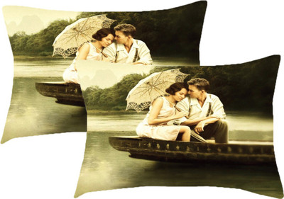 

Sleep Nature's Printed Pillows Cover(Pack of 2, 68.58 cm*45.72 cm, Multicolor)