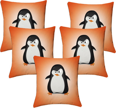 

Lushomes Printed Cushions Cover(Pack of 5, 30 cm, Multicolor)