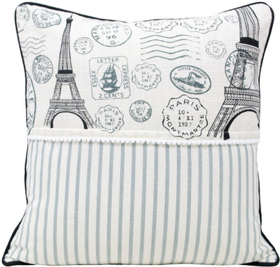

Elan Abstract Cushions Cover(40 cm*40 cm, Grey)
