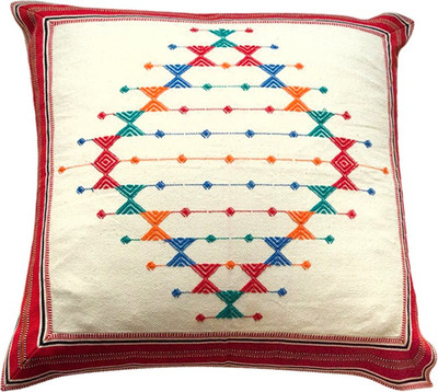 

Aamori Embroidered Cushions Cover(60 cm, Multicolor)