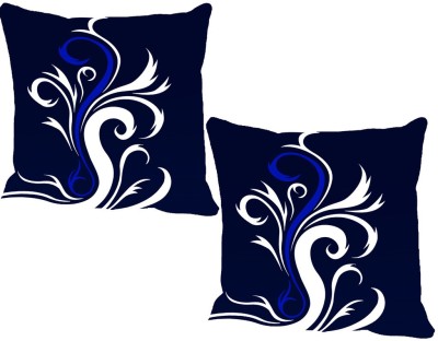 

IndiWeaves Printed Cushions Cover(Pack of 2, 30 cm*30 cm, Blue, White)