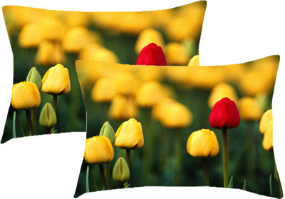 

Sleep Nature's Printed Pillows Cover(Pack of 2, 68.58 cm*45.72 cm, Multicolor)