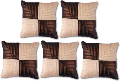 

Veer Creations Abstract Cushions Cover(Pack of 5, 40 cm*40 cm, Beige)