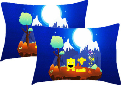 Sleep Nature's Printed Pillows Cover(Pack of 2, 68.58 cm*45.72 cm, Multicolor)