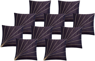 

Fazar Creations Striped Cushions Cover(Pack of 10, 40 cm*40 cm, Brown)