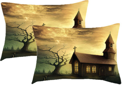

Sleep Nature's Printed Pillows Cover(Pack of 2, 68.58 cm*45.72 cm, Multicolor)