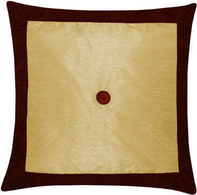 7% OFF on ZIKRAK EXIM Abstract Cushions Cover(50 cm*50 cm, Brown, Beige)