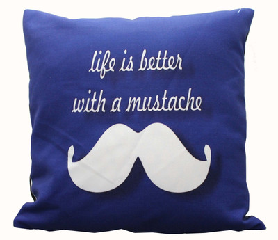 

Adishma Printed Cushions Cover(40 cm*40 cm, Blue)