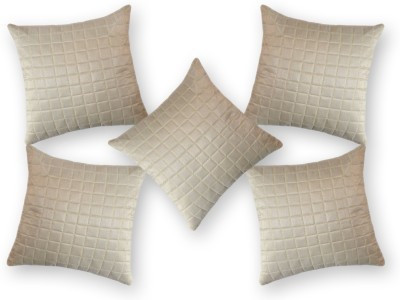 

Nikunj Checkered Cushions Cover(Pack of 5, 40 cm*40 cm, Grey)