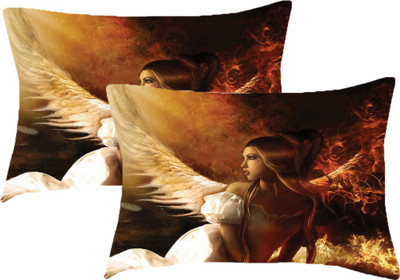 

Sleep Nature's Printed Pillows Cover(Pack of 2, 68.58 cm*45.72 cm, Multicolor)