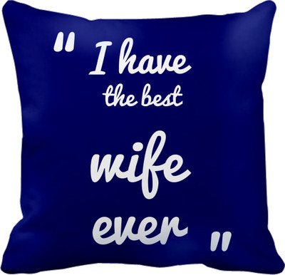 

Tied Ribbons Printed Cushions Cover(30 cm*30 cm, Blue)