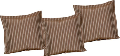 

Maba Striped Cushions Cover(Pack of 3, 43 cm*43 cm, Beige)