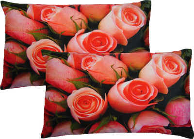 

HOME SHINE Printed Pillows Cover(Pack of 2, 45 cm*70 cm, Multicolor)