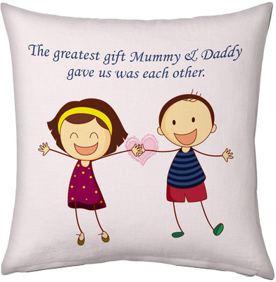 

Kaarigar Cartoon Cushions Cover(30.48 cm*30.48 cm, Pink)