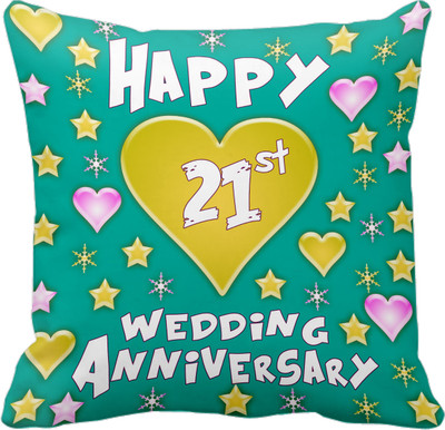 

Tied Ribbons Printed Cushions Cover(30 cm*30 cm, Multicolor)