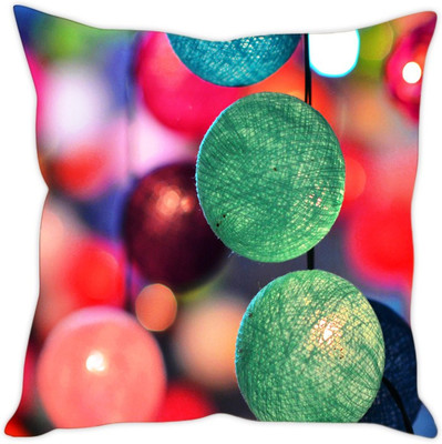 

Sleep Nature's Abstract Cushions Cover(30.63 cm*30.63 cm, Multicolor)