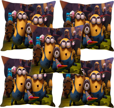 

Sleep Nature's Printed Cushions Cover(Pack of 5, 40.63 cm*40.63 cm, Multicolor)