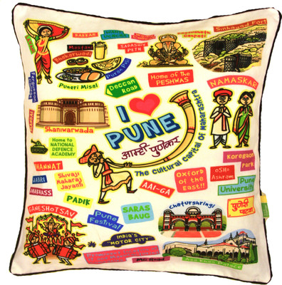 

Eco Corner Abstract Cushions Cover(40.5 cm*40.5 cm, Multicolor)