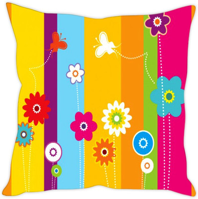 

Sleep Nature's Abstract Cushions Cover(40.64 cm*40.64 cm, Multicolor)